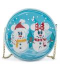 Bolso loungefly disney minnie y mickey muñecos de nieve