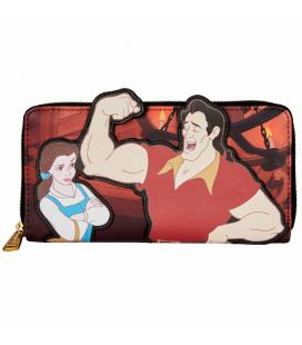 Cartera con cremallera loungefly disney villains scene gaston