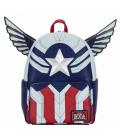 Mini mochila loungefly marvel falcon capitán américa cosplay