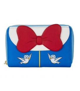 Cartera loungefly disney blancanieves cosplay bow zip around wallet