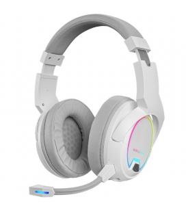 Auriculares Gaming Inalámbricos con Micrófono Mars Gaming MHW100/ Jack 3.5/ Blancos