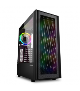 CAJA ATX SHARKOON RGB WAVE 2XUSB3.0 RGB SIN FUENTE NEGRO