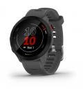 Smartwatch garmin forerunner 55/ notificaciones/ frecuencia cardíaca/ gps/ gris