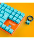 FR-TEC DBPCKEYGO teclado USB QWERTY Azul, Naranja