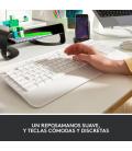 Teclado logitech signature k650 wireless inalambrico blanco hueso