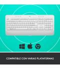 Teclado logitech signature k650 wireless inalambrico blanco hueso