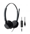 Auriculares spc brave pro/ con micrófono/ jack 3.5/ usb/ negros
