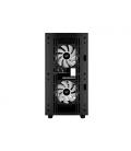 DeepCool MATREXX 40 3 Fans Led Tricolor Cristal Templado Lateral