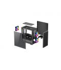 DeepCool MATREXX 40 3 Fans Led Tricolor Cristal Templado Lateral