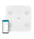 Báscula de baño spc atenea fit 3/ análisis corporal/ bluetooth/ hasta 180kg/ blanca