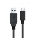 Cable USB 3.1 Nanocable 10.01.4002/ USB Tipo-C Macho - USB Macho/ 2m/ Negro