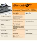 Impresora Láser Monocromo HP Laserjet Pro 4002DWE WiFi/ Dúplex/ Blanca