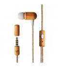Auriculares micro energy sistem eco cherry wood eco cherry wood - jack 3.5mm - 20hz - cable 120cm