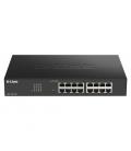 D-Link DGS-1100-16V2 switch Gestionado L2 Gigabit Ethernet (10/100/1000) Negro