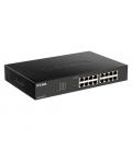 D-Link DGS-1100-16V2 switch Gestionado L2 Gigabit Ethernet (10/100/1000) Negro