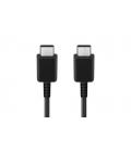 Cable USB 2.0 Tipo-C Samsung EP-DA705BBEGWW/ USB Tipo-C Macho - USB Tipo-C Macho/ 1m/ Negro