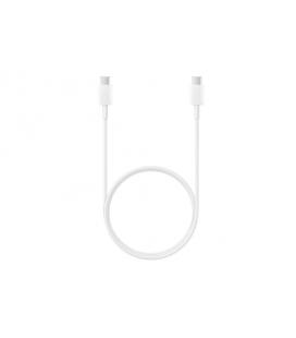 Cable USB 2.0 Tipo-C Samsung EP-DA705BWEGWW/ USB Tipo-C Macho - USB Tipo-C Macho/ 1m/ Blanco