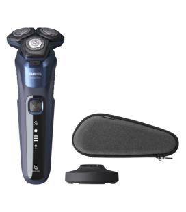 Afeitadora philIPS shaver serie 5000 azul cabezal 360º recortador lavable wet