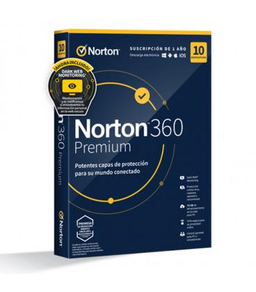 Antivirus norton 360 premium 75gb español 1 usuario 10 dispositivos 1 año generic rsp mm gum