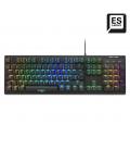 Teclado gaming sharkoon shark skiller sgk30 blue