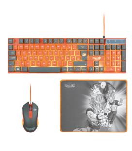 Pack Gaming FR-TEC Dragon Ball Super/ Teclado + Ratón + Alfombrilla