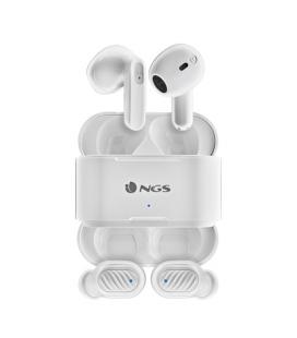 Auriculares Bluetooth NGS Ártica Duo con estuche de carga/ Autonomía 5h/ Blancos