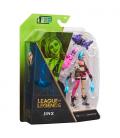 League of Legends , figura coleccionable de Jinx de 10,2 cm con detalles de gran calidad y 2 accesorios, Colección de campeones,