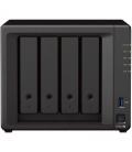 Nas synology diskstation ds923+/ 4 bahías 3.5'- 2.5'/ 4gb ddr4/ formato torre