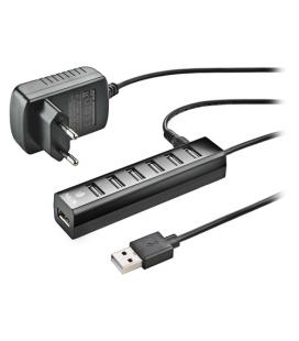 Hub USB 2.0 con Alimentación Externa NGS IHUB7 Tiny/ 7 Puertos USB 2.0