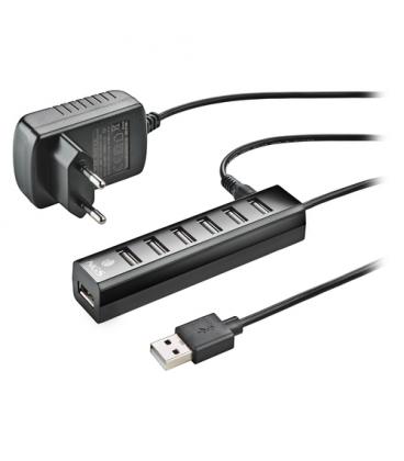 Hub USB 2.0 con Alimentación Externa NGS IHUB7 Tiny/ 7 Puertos USB 2.0