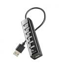 Hub USB 2.0 con Alimentación Externa NGS IHUB7 Tiny/ 7 Puertos USB 2.0