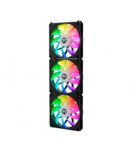 VENTILADOR 120X120 NOX EASY LINK BLACK PACK 3 UD