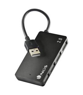 NGS IHUB4 TINY USB 2.0 480 Mbit/s Negro