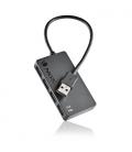 NGS IHUB4 TINY USB 2.0 480 Mbit/s Negro