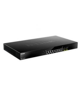 D-Link DMS-1100-10TP switch Gestionado L2 2.5G Ethernet (100/1000/2500) Energía sobre Ethernet (PoE) 1U Negro