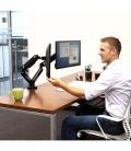Fellowes 8042501 soporte para monitor Abrazadera/Atornillado Negro