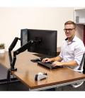 Fellowes 8042501 soporte para monitor Abrazadera/Atornillado Negro