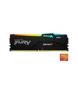 MODULO MEMORIA RAM DDR5 8GB 6000MHz KINGSTON FURY BEAST RGB