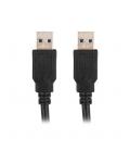 Cable usb 3.0 lanberg 0.5m - macho - macho - negro