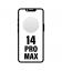 Smartphone apple iphone 14 pro max 128gb/ 6.7'/ 5g/ plata