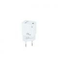 Cargador de Pared TooQ TQWC-PD20WT/ 1xUSB Tipo-C/ 20W/ Blanco