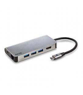 Docking usb 3.0 tipo-c ngs wonderdock8/ 3 puertos usb/ 1 usb tipo-c/ 1 hdmi/ 1 rj45/ 1 lector tarjetas sd