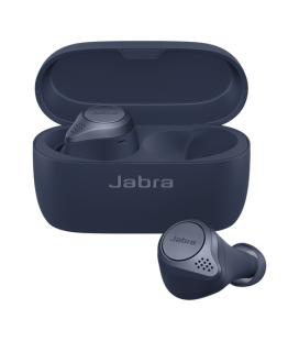 Auriculares inalambricos jabra elite 75t wlc azul marino + estuche de carga