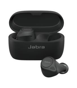 Auriculares inalambricos jabra elite 75t wlc negro + estuche de carga