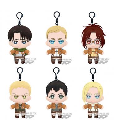 Peluche banpresto attack on titan tomonui plush assort series 2 1 unidad aleatoria