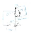 Tooq Soporte Sobremesa Profesional Tablet Antirrobo