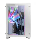 Mars Gaming MCV3 Blanco Torre Gaming Custom XXL E-ATX Ventana Cristal Templado Lateral y Frontal Estructura Modular Doble Cámara