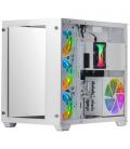 Mars Gaming MCV3 Blanco Torre Gaming Custom XXL E-ATX Ventana Cristal Templado Lateral y Frontal Estructura Modular Doble Cámara