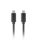 Cable usb tipo c lanberg 0.5m - macho - macho - negro