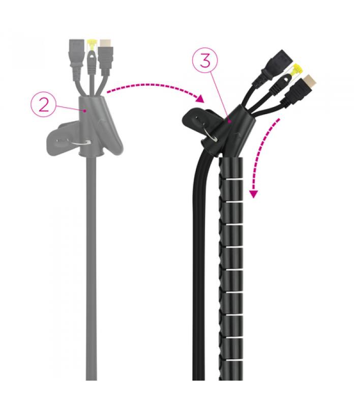 Espiral Recoge Cables